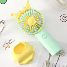 Load image into Gallery viewer, Handheld Mini Fan Portable Pocket Fan USB Charging Fan Rechargable Summer Cooling Fan for Home Outdoor Office