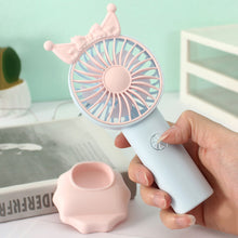 Load image into Gallery viewer, Handheld Mini Fan Portable Pocket Fan USB Charging Fan Rechargable Summer Cooling Fan for Home Outdoor Office