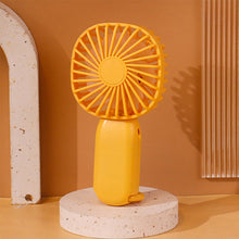Load image into Gallery viewer, Handheld Mini Fan Portable Pocket Fan USB Charging Fan Rechargable Summer Cooling Fan for Home Outdoor Office