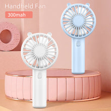 Load image into Gallery viewer, Handheld Mini Fan Portable Pocket Fan USB Charging Fan Rechargable Summer Cooling Fan for Home Outdoor Office