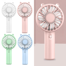 Load image into Gallery viewer, Handheld Mini Fan Portable Pocket Fan USB Charging Fan Rechargable Summer Cooling Fan for Home Outdoor Office