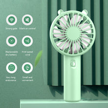 Load image into Gallery viewer, Handheld Mini Fan Portable Pocket Fan USB Charging Fan Rechargable Summer Cooling Fan for Home Outdoor Office