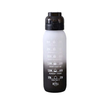 Load image into Gallery viewer, 1000ML Outdoor Large Capacity Scented Ring Sports Water Bottle Creative Gradient Tritan Straw Bottle With Handle Strap
