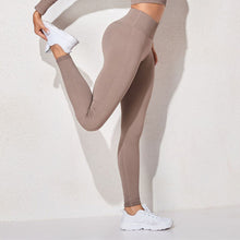 Load image into Gallery viewer, Seamless Thread Exercise Yoga Pants Moisture Wicking High-Waisted Hip Lift Leggings-Pants