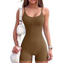 Load image into Gallery viewer, Summer Sexy Suspender Tight-Fitting Jumpsuit Shorts Outdoor Fitness High-Bounce Hip Lift Yoga Pants