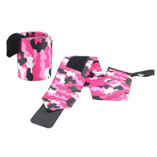 Load image into Gallery viewer, 1Pair Camo Nylon Wrap Pressure Wrist Strap Sports Fitness Hard Pull Adjustable Booster Strap