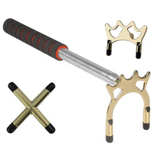 Load image into Gallery viewer, Retractable Cue Holder Set EVA Grip Cross Antler Fork Head Cue Height Booster Billiard Supplies