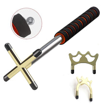 Load image into Gallery viewer, Retractable Cue Holder Set EVA Grip Cross Antler Fork Head Cue Height Booster Billiard Supplies