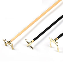 Load image into Gallery viewer, 1PC Pool Cue Holder Imitation Copper Deer Horn Crosshead Cue Height Booster Billiard Supplies