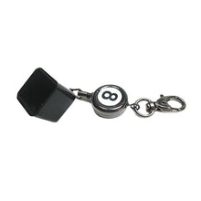 Load image into Gallery viewer, Easy To Pull Button Retractable Billiard Chalk Case Portable Aluminum Black 8 Chalk Powder Accessories Billiard Supplies