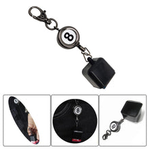 Load image into Gallery viewer, Easy To Pull Button Retractable Billiard Chalk Case Portable Aluminum Black 8 Chalk Powder Accessories Billiard Supplies