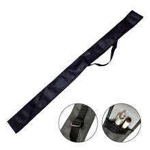 Load image into Gallery viewer, Portable 1/2&3/4 Oxford Cloth Billiard Cue Protection Bag With Self-Adhesive Cloth Seal Adjustable Strap Billiard Supplies