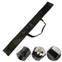 Load image into Gallery viewer, Portable 1/2&3/4 Oxford Cloth Billiard Cue Protection Bag With Self-Adhesive Cloth Seal Adjustable Strap Billiard Supplies