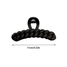Load image into Gallery viewer, Korean Coffee Beige Large Hair Claw Acrylic Hairpin Geometry Barrette Crab Hair Clips Hairpin Femme Girl Hair Accessories