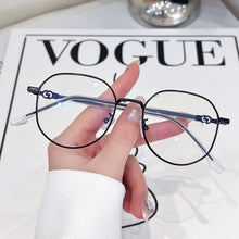 Load image into Gallery viewer, Retro Metal Eyeglasses Round Frame Fashion Anti Blue Lightweight Frame Transparent Glasses Blocking Filter Computer Glasses
