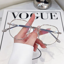 Load image into Gallery viewer, Retro Metal Eyeglasses Round Frame Fashion Anti Blue Lightweight Frame Transparent Glasses Blocking Filter Computer Glasses