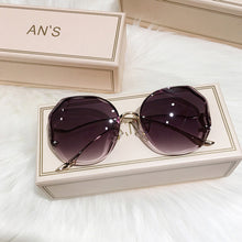 Load image into Gallery viewer, Rimless Cut Edge Sunglasses Irregular Circle Fashion Popular Women Men Shades Small Square Sun Glasses For Female Male