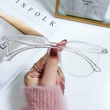 Load image into Gallery viewer, New fashion Anti-blue Large-frame Glasses Lightweight Frame Transparent Glasses Blocking Filter Computer Glasses