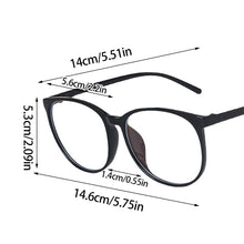 Load image into Gallery viewer, New fashion Anti-blue Large-frame Glasses Lightweight Frame Transparent Glasses Blocking Filter Computer Glasses