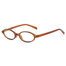 Load image into Gallery viewer, Oval Small Frame Glasses Anti Blue Light Glasses New Fashion Y2K Style Red Frame Fashion Transparent Glasses