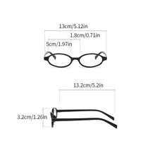 Load image into Gallery viewer, Oval Small Frame Glasses Anti Blue Light Glasses New Fashion Y2K Style Red Frame Fashion Transparent Glasses