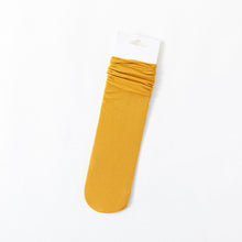 Load image into Gallery viewer, Women's Socks Solid Color Sock Summer Thin Mid Tube Socks Velvet Breathable Long Socks Candy-colored Girl Daily Loose Socks
