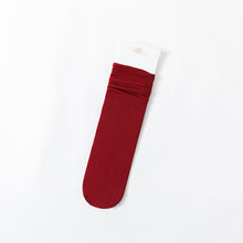 Load image into Gallery viewer, Women's Socks Solid Color Sock Summer Thin Mid Tube Socks Velvet Breathable Long Socks Candy-colored Girl Daily Loose Socks