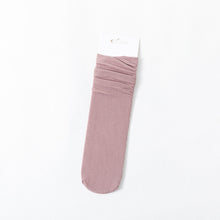 Load image into Gallery viewer, Women's Socks Solid Color Sock Summer Thin Mid Tube Socks Velvet Breathable Long Socks Candy-colored Girl Daily Loose Socks
