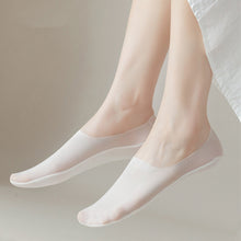 Load image into Gallery viewer, 9 Colors Invisible Boat Socks Breathable Sock Women Ice Stockings Summer Ultrathin Cotton Socks Anti-Slip Solid Boat Socks