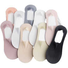 Load image into Gallery viewer, 9 Colors Invisible Boat Socks Breathable Sock Women Ice Stockings Summer Ultrathin Cotton Socks Anti-Slip Solid Boat Socks