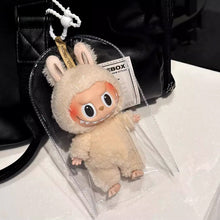 Load image into Gallery viewer, PVC Cotton Doll Outing Anti-dust Protective Cover Waterproof Anti-dirty Mini Raincoat Transparent Cover Protection