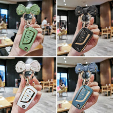 Load image into Gallery viewer, Car TPU Key Case Shell Fob Holder Key Cover Accessories for Toyota Fortuner Revo Atis Innova Levin Camry Reiz Highlander Corolla