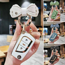 Load image into Gallery viewer, Car TPU Key Case Shell Fob Holder Key Cover Accessories for Toyota Fortuner Revo Atis Innova Levin Camry Reiz Highlander Corolla