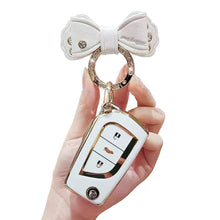 Load image into Gallery viewer, Car TPU Key Case Shell Fob Holder Key Cover Accessories for Toyota Fortuner Revo Atis Innova Levin Camry Reiz Highlander Corolla