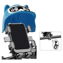 Load image into Gallery viewer, Cartoon Motorcycle Small Helmet Rider Mobile Phone Holder and Electric Bicycle Navigation Mobile Phone Holder Waterproof Sunshade