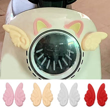 Load image into Gallery viewer, 2Pcs Motorcycle Helmet Decoration Angle Wings Sticker Helmet Decor for Motorbike Bicycle Headwear Accessories