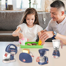 Load image into Gallery viewer, Mini Household Appliances Kitchen Toys, Pretend Play Set with Coffee Maker Blender Mixer and Toaster for Kids Boys Girls Gifts