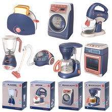 Load image into Gallery viewer, Mini Household Appliances Kitchen Toys, Pretend Play Set with Coffee Maker Blender Mixer and Toaster for Kids Boys Girls Gifts