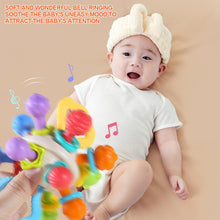 Load image into Gallery viewer, 1Pc Baby Rattle Toy Soft Sensory Training Silicone Activity Ball 0 12 Months Development Hand Bell Early Educational Toys For Infant