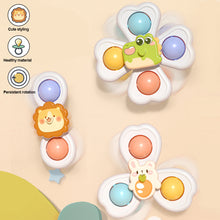 Load image into Gallery viewer, 3PCS Suction Cup Spinner Toy Baby Bath Funny Game Educational Toys For Children Girls Boys Infant Sensory Stress Reliever Gift