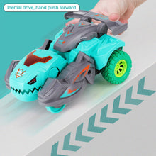 Load image into Gallery viewer, 1Pc Transforming Dinosaur Car Deformation Car Toys Inertial Sliding Dino Car Automatic Transform Toy Boys Amazing Gifts
