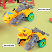 Load image into Gallery viewer, 1Pc Transforming Dinosaur Car Deformation Car Toys Inertial Sliding Dino Car Automatic Transform Toy Boys Amazing Gifts