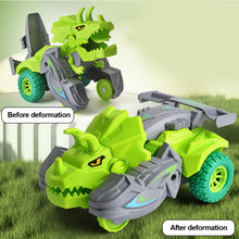 Load image into Gallery viewer, 1Pc Transforming Dinosaur Car Deformation Car Toys Inertial Sliding Dino Car Automatic Transform Toy Boys Amazing Gifts