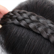Load image into Gallery viewer, Wig Women's Braids Headbands Bangs One Piece Natural Hair White Hair on The Forehead Invisible Seamless Thick Bangs Wig Piece
