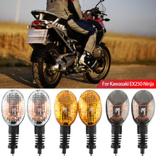 Load image into Gallery viewer, 2Pcs Motorcycle Indicator Lamp Bulb Turn Signal Front Rear Light fit For Kawasaki 250 Ninja 250R EX250 08-12