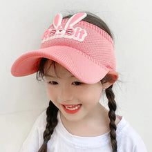 Load image into Gallery viewer, Children Sunscreen Hat Cute Rabbit Wing Hat Summer Cap for Kids Boys Girls Hats Bunny Shape Sunshade Duck With Empty Hat
