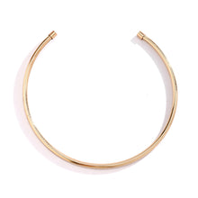 Load image into Gallery viewer, Metal Chain Collar Necklace Torques Choker Women Fashion Elegant Festival Party Charm Clavicle Chain Memorial Jewelry Gift
