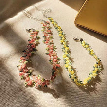 Load image into Gallery viewer, Flowers Lace Necklace Choker for Women Girls Good Quality Embroidery Fashion Romantic Design Accessory