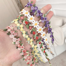 Load image into Gallery viewer, Flowers Lace Necklace Choker for Women Girls Good Quality Embroidery Fashion Romantic Design Accessory