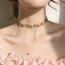 Load image into Gallery viewer, Flowers Lace Necklace Choker for Women Girls Good Quality Embroidery Fashion Romantic Design Accessory